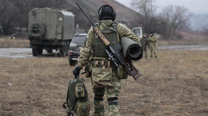 Un soldat russe dans la région de Donetsk en janvier 2023 (image d'illustration).