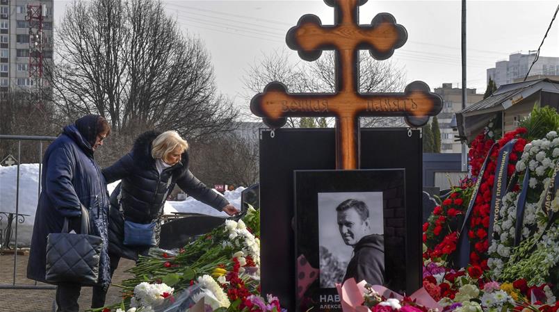 Alexeï Navalny a été mis en terre au cimetière Borissov à Moscou.