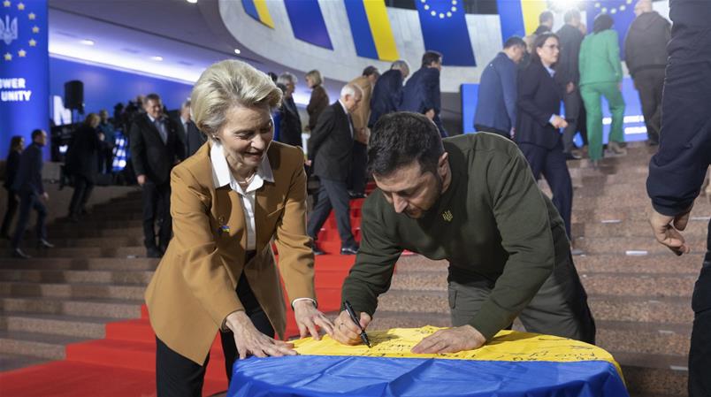 L'UE a annoncé qu'elle présentera courant mars un cadre d'adhésion de l'Ukraine.