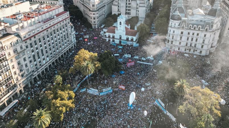 Auch in anderen argentinischen Städten neben Buenos Aires wurde demonstriert.