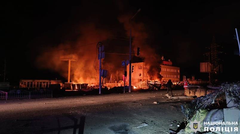 La città di Kharkiv è finita nuovamente sotto le bombe di Mosca, mercoledì notte
