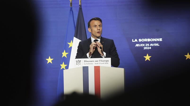 Präsident Macron denkt, dass Europa nicht auf die aktuellen Herausforderungen vorbereitet sei.