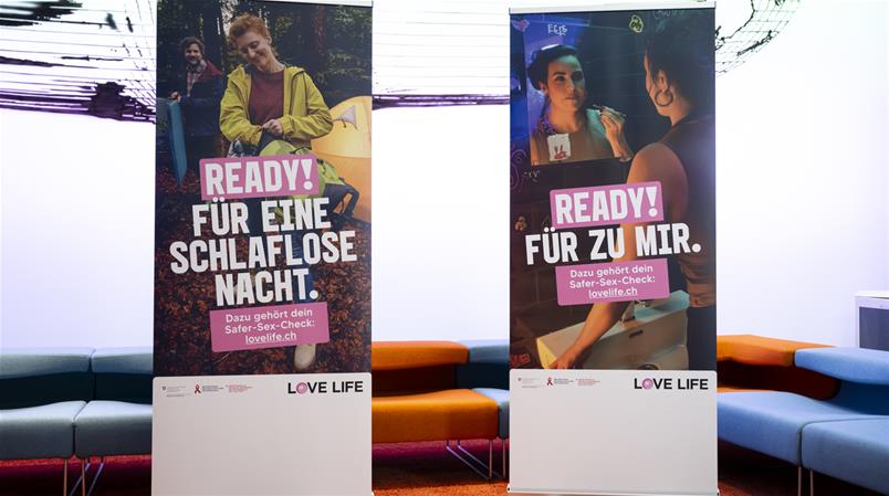 Der Bund lancierte am Donnerstag eine «Love Life»-Kampagne.