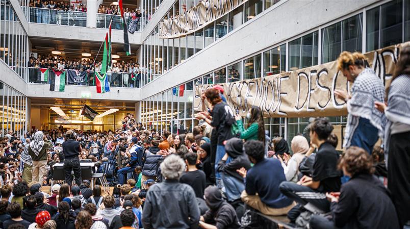 Der Protest an der Uni Lausanne hat sich ausgeweitet.