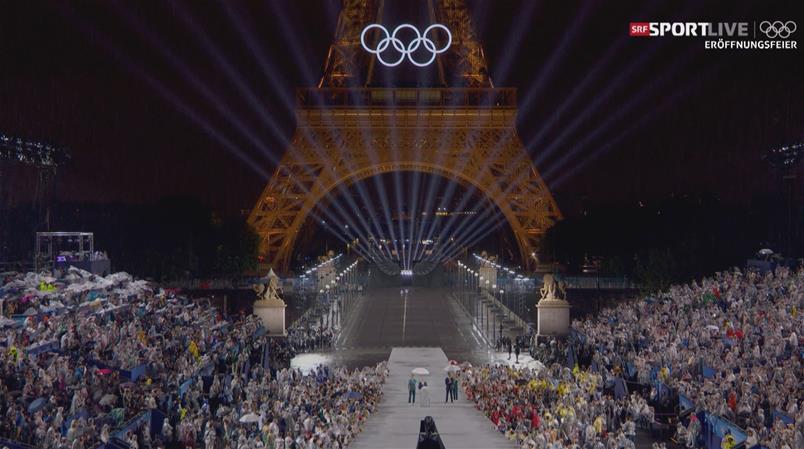 Eröffnung der Olympischen Spiele.