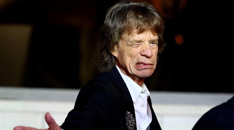 Geburtstagskind Mick Jagger zeigte sich in Paris bei der Eröffnung der Olympischen Spiele.