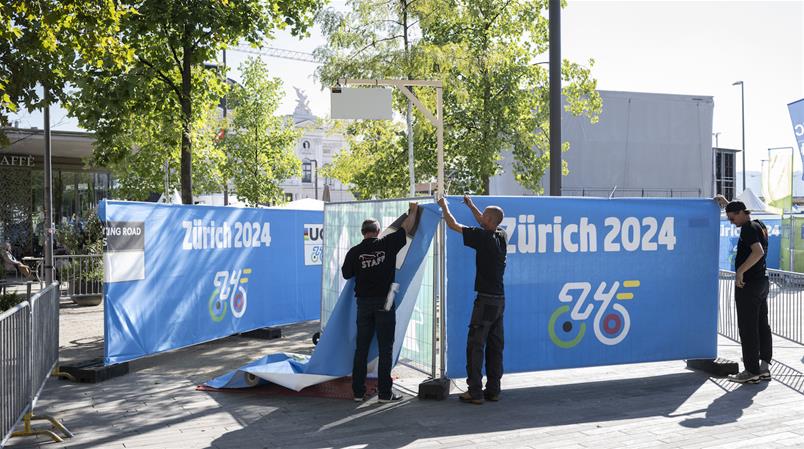 Zurich est prêt à accueillir durant 9 jours les Mondiaux de cyclisme.