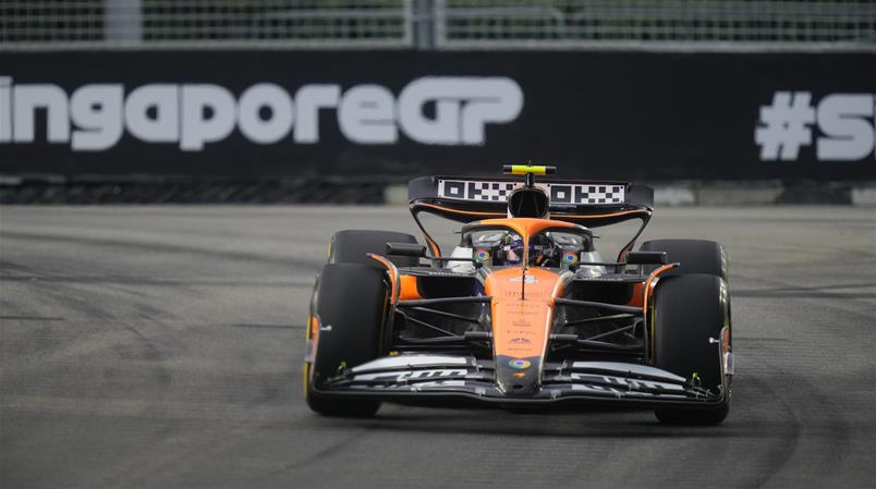 Lando Norris s'élancera en pole au GP de Singapour