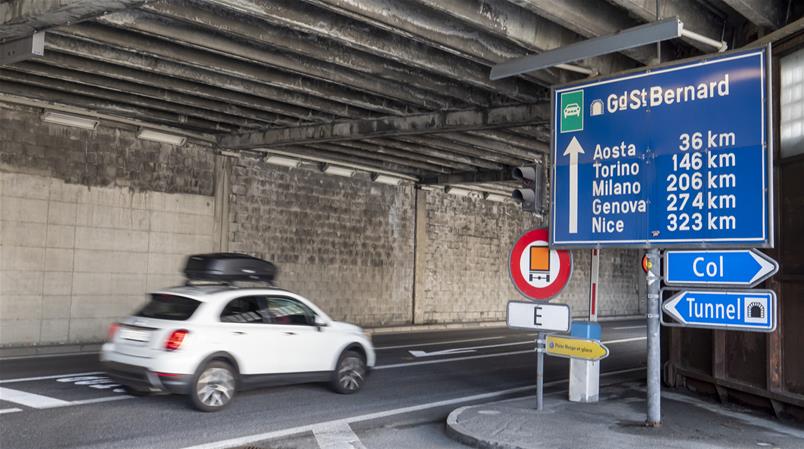 Le tunnel du Grand-Saint-Bernard sera fermé de minuit à 04h00 dans la nuit du 11 au 12 octobre.
