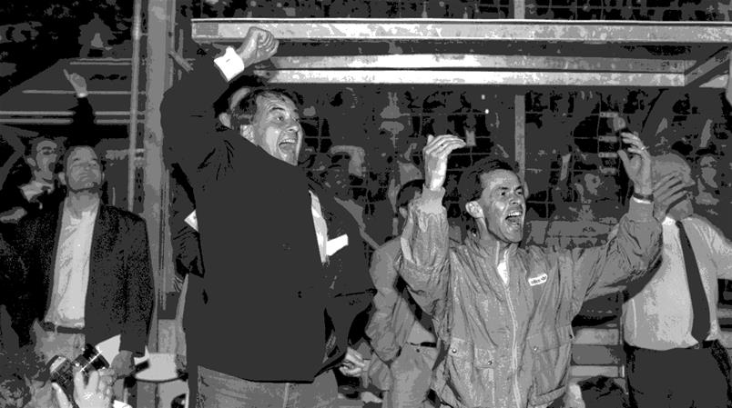 Fritz Peter (links) und Ottmar Hitzfeld