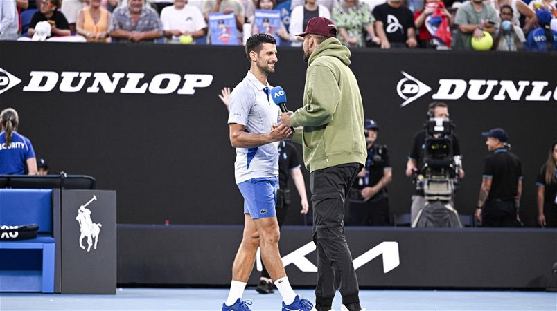 Novak Djokovic und Nick Kyrgios