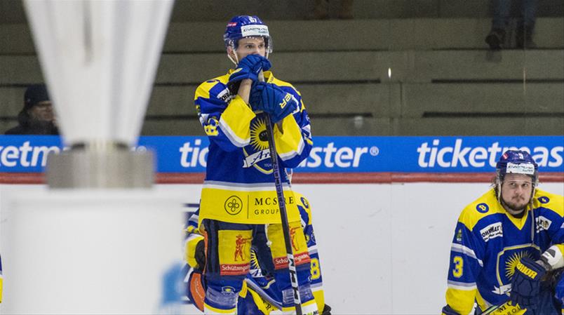 Enttäuschte Arosa-Spieler