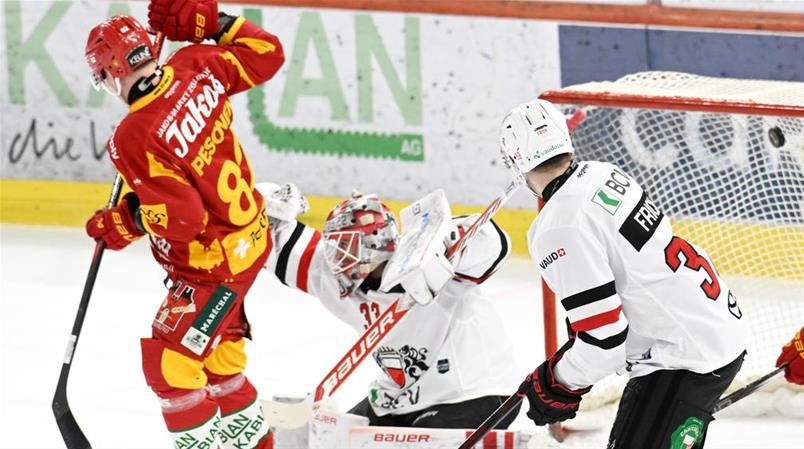 Kevin Pasche, dans les buts, n'a pu empêcher les Tigers de revenir à égalité dans la série. 