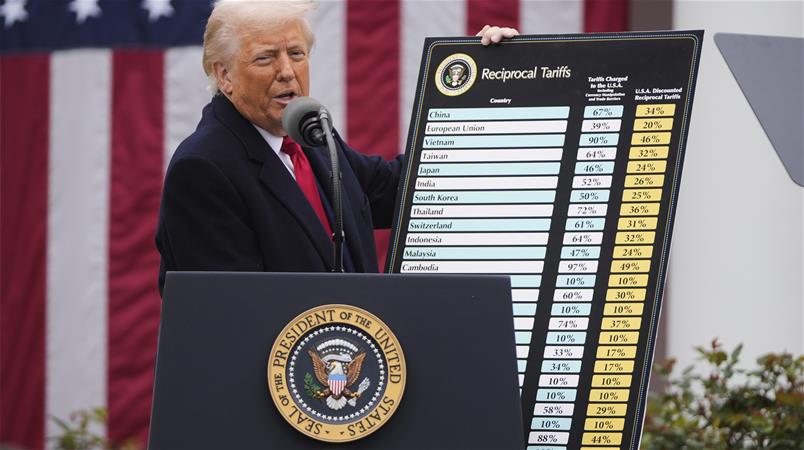 Le président Donald Trump a annoncé des droits de 31% sur les importations en provenance de Suisse.