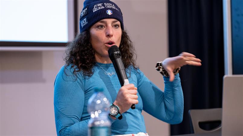 Federica Brignone reste "super positive".