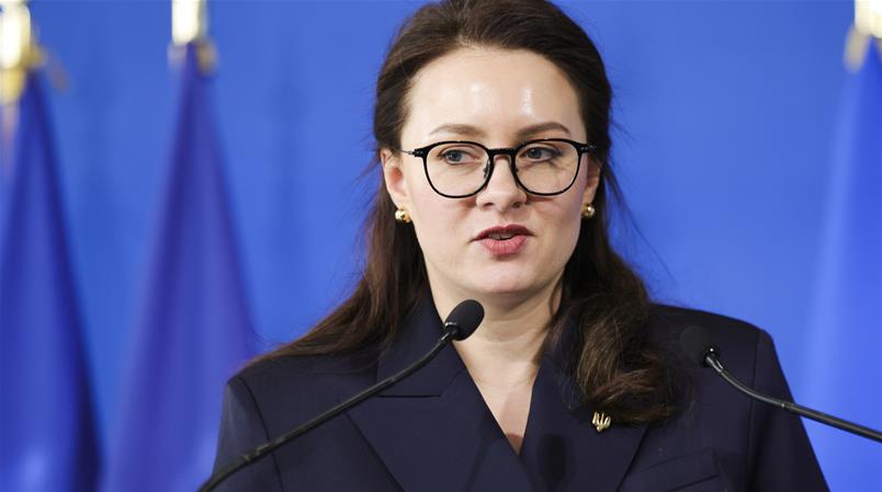 La ministra dell'Economia ucraina Yulia Svyrydenko