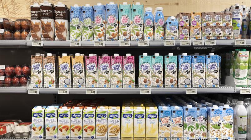 Zu viele Labels auf Milchersatzprodukten können Konsumentinnen und Konsumenten verwirren.