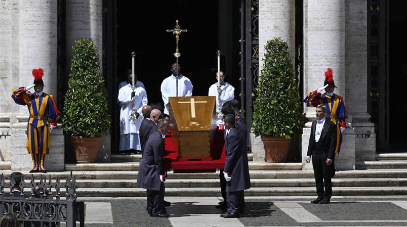 Le pape François a été inhumé samedi à la basilique Sainte-Marie-Majeure.