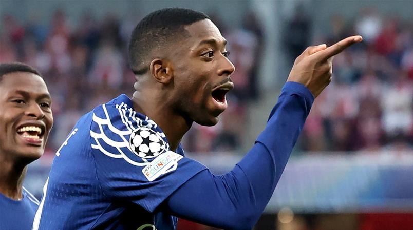 Matchwinner Dembele.