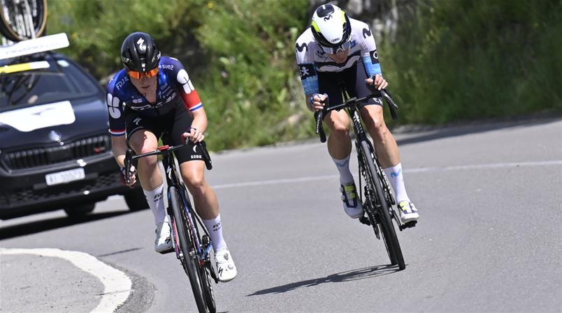 Le due ex compagne di squadra all'attacco per oltre 60km