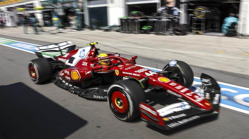 Lewis Hamilton hat mit seinem Ferrari ein Murmeltier überfahren.