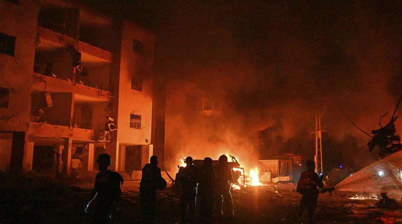 Un incendio a Haifa