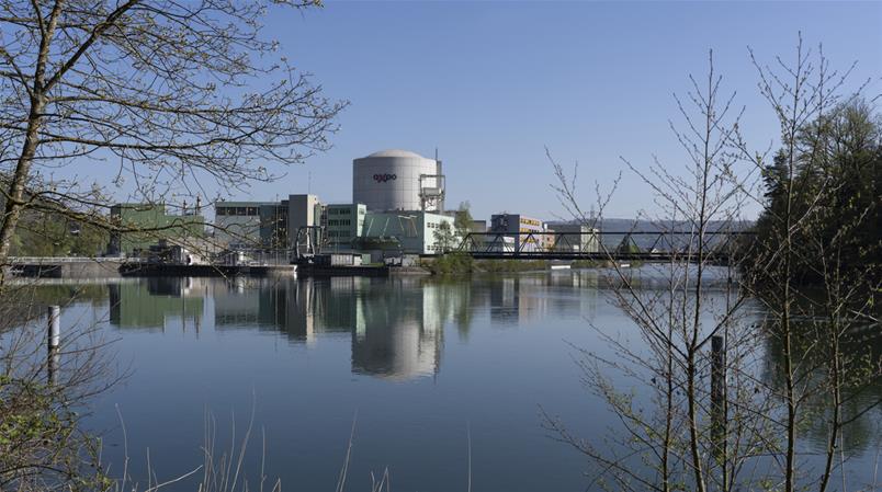 Das Kernkraftwerk Beznau liegt an der Aare.