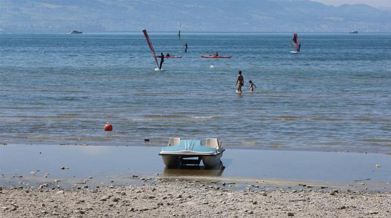 Il livello del Lago di Costanza è basso basso